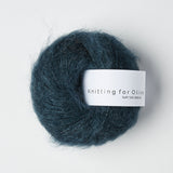 Materialpaket LILY SHEER TOP / Soft Silk Mohair deep petroleum blue / dyb petroleumsblå