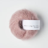 Materialpaket LILY SHEER TOP / Soft Silk Mohair dusty rose / gammelrosa