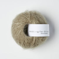 SOFT SILK MOHAIR - linen / hør