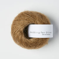 SOFT SILK MOHAIR - nut brown / nøddebrun