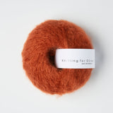 SOFT SILK MOHAIR - dusty robin / støvet rødkælk