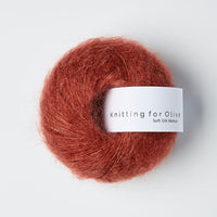 SOFT SILK MOHAIR - forest berry / støvet skovbær