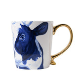 Tasse Kuh – Goldener Henkel – 300ml