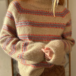 Norma Sweater von My Favourite Things Knitwear, gestrickt aus Isager Tweed Sand und Silk Mohair 6