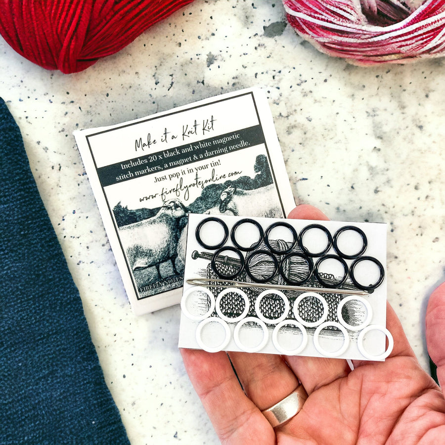 Make it a Knit Kit / Magnetmarker Zubehör für Aufbewahrungsdose