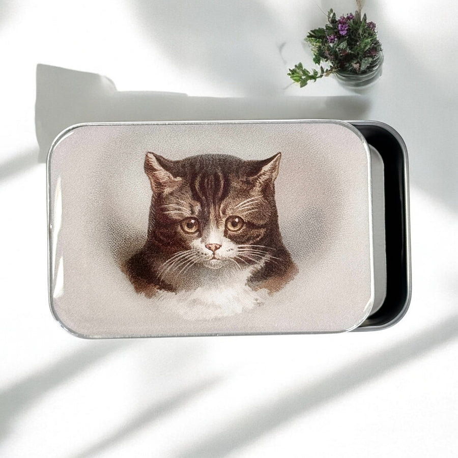 Aufbewahrungsdose - Katzenportrait