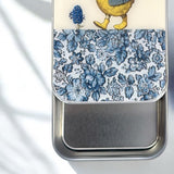 Aufbewahrungsdose - Ente mit Blume