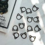 Maschenmarkierer "bitty black kitties"