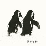 Grusskarte "it takes two"