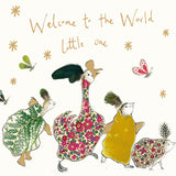 Grusskarte "welcome to the world little one"