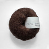 Materialpaket LILY SHEER TOP / Soft Silk Mohair chocolate / chokolade
