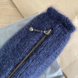 Zipper 17cm navy