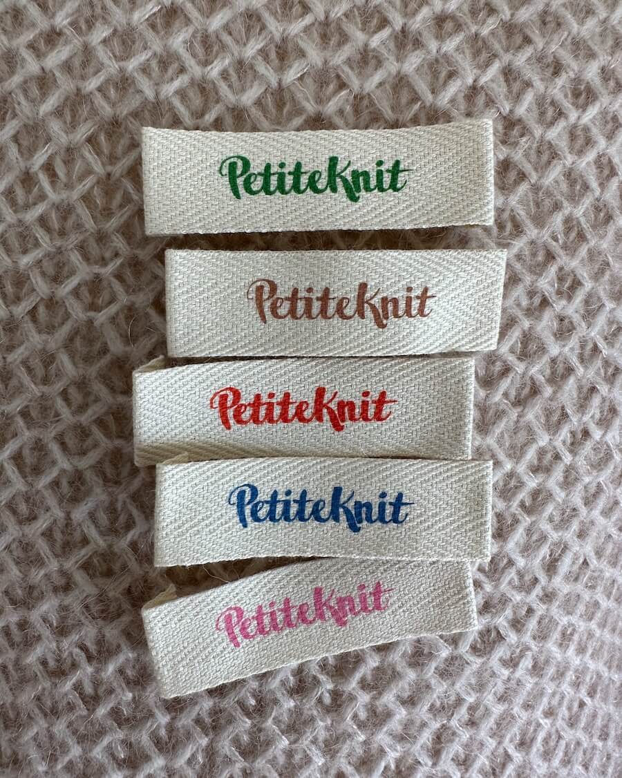 Label "Petite Knit" / 5er Pack / Farbmix