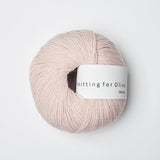 Materialpaket CINEMA SWEATER / Merino soft rose / pudderrosa