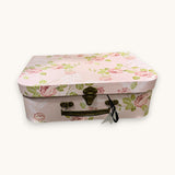 Aufbewahrungskoffer Rosa Blumen