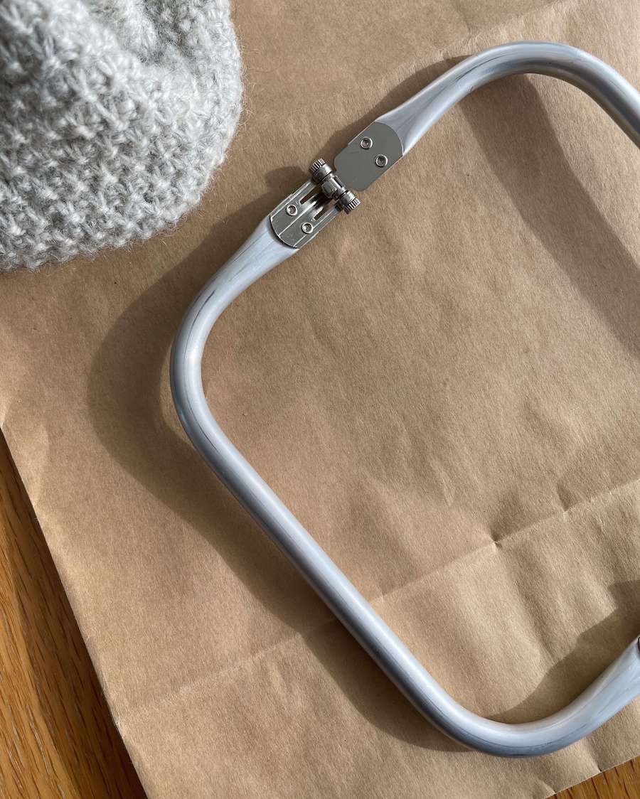 Rahmen für kleine Clutch