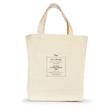 kleine handgefertigte Tote Bag mit Siebdruck "Llama"
