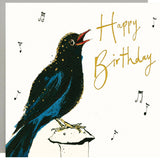 Grußkarte „Happy Birthday Amsel“