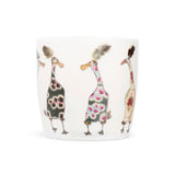 Fine-Bone-Porzellan Tasse „ladies who lunch“