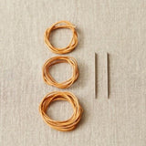 Leather Cord and Needle Starter Set / Praktisches Tool zum Maschen stilllegen...